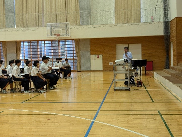 城南中学校避難行動訓練