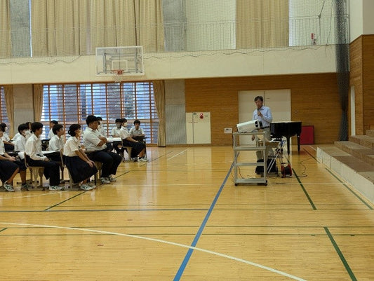 城南中学校避難行動訓練