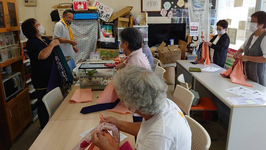 茶話会 災害時の風呂敷活用術