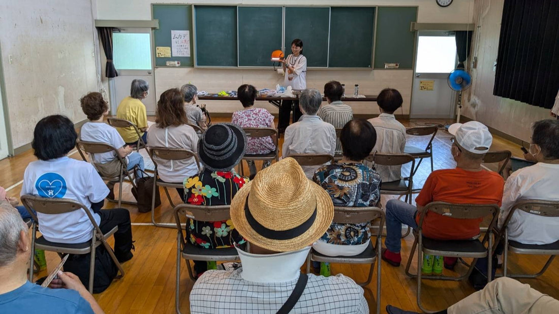 2024.7.4　令和6年度体験型防災プログラム業務　天神校区老人クラブ防災講演会