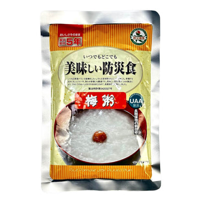 Delicious disaster prevention food: Plum porridge (manufacturing process patent no. 5420327)